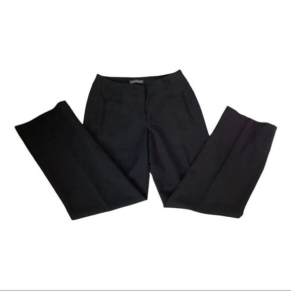 Atelier Black Straight Legged Pants Size 2P - Picture 1 of 6